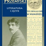 Przejdź do - Rocznik Przemyski tom 52 zeszyt 2. Literatura i Język